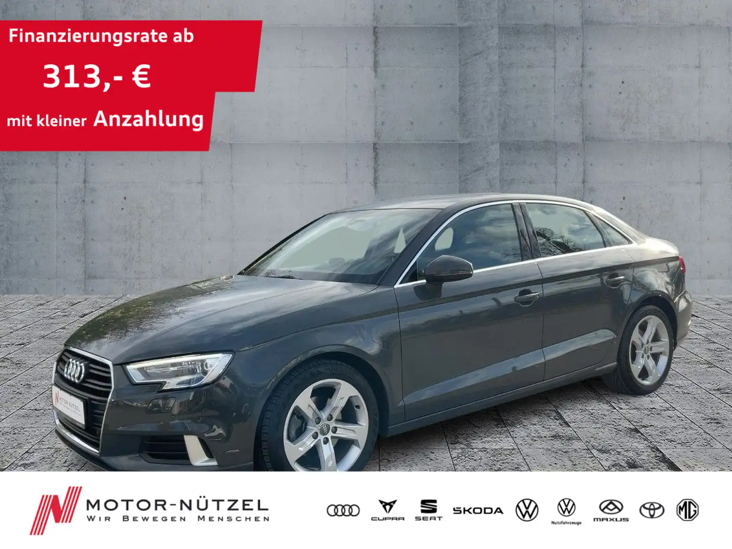 Audi A3 1.5 TFSI SPORT XEN+NAV+2xPDC+SHZ+GRA+MFA+SRA Gris - 1