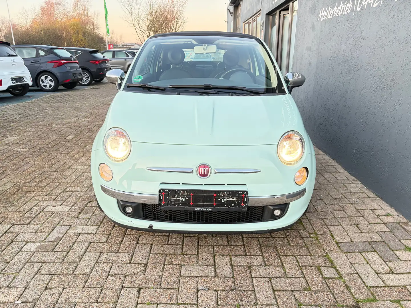 Fiat 500 Cult*Cabrio*Händler*85Tkm*Leder*Sitzheizung Vert - 2