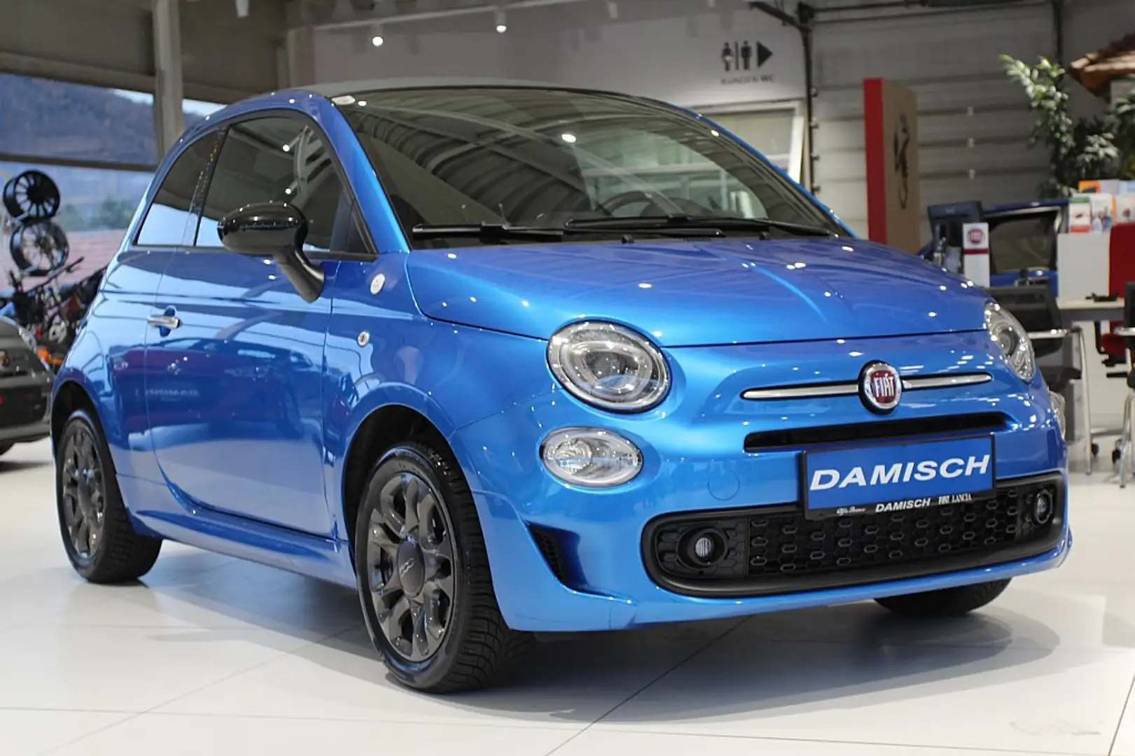 Fiat 500C FireFly Hybrid 70 Google Bleu - 1