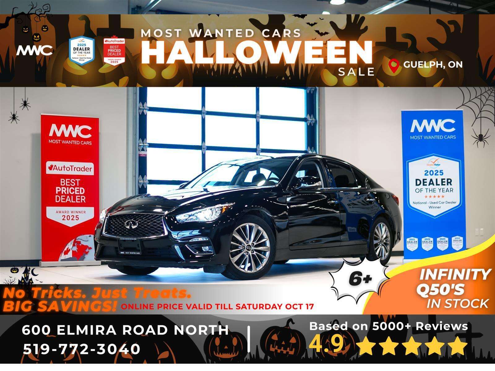 2024 Infiniti Q50 LUXE AWD | INFINITI SERVICED | NO ACCIDENTS