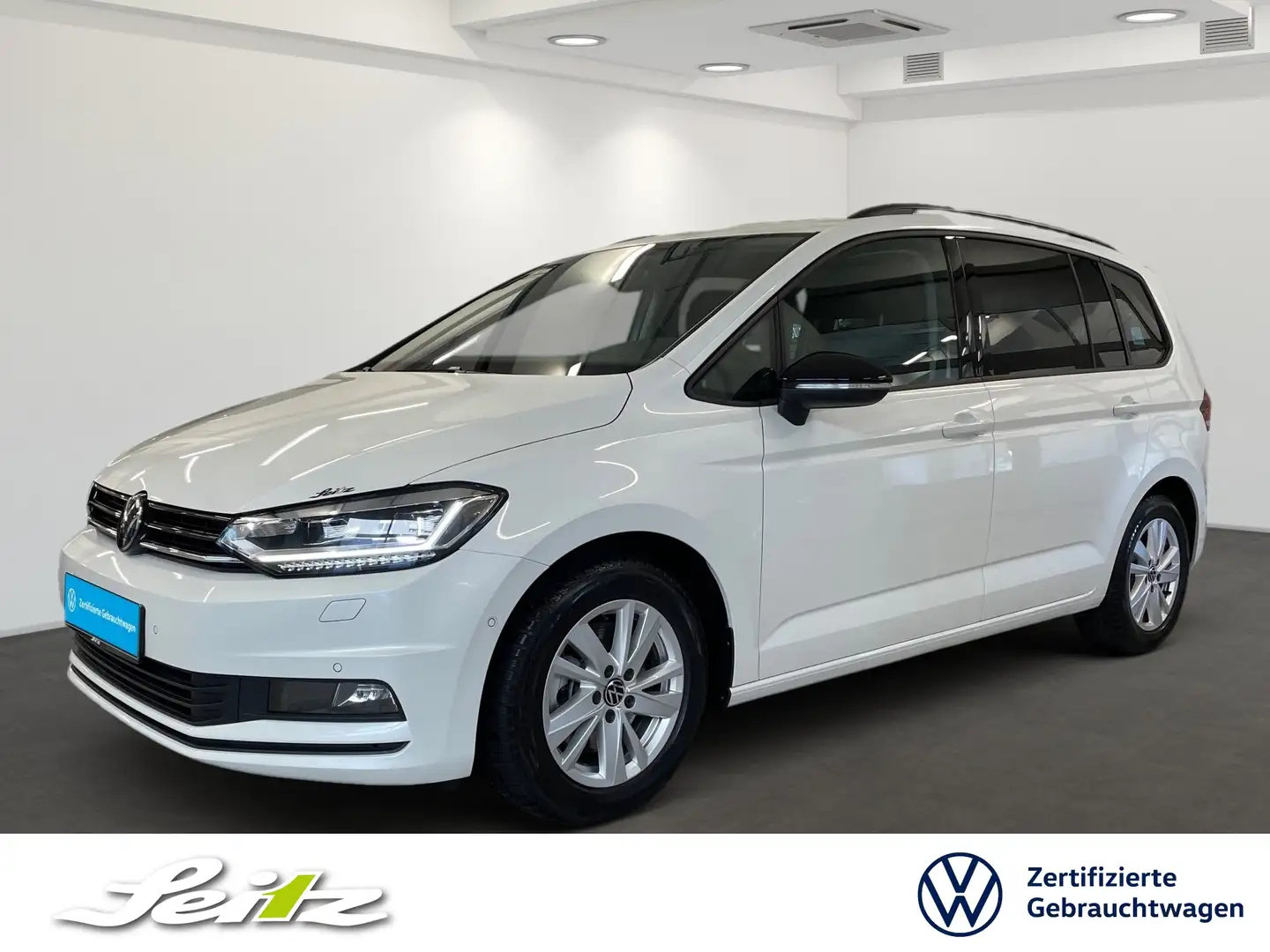 Volkswagen Touran 2.0 TDI Highline *7-SITZER*AHK*PANO* Weiß - 1