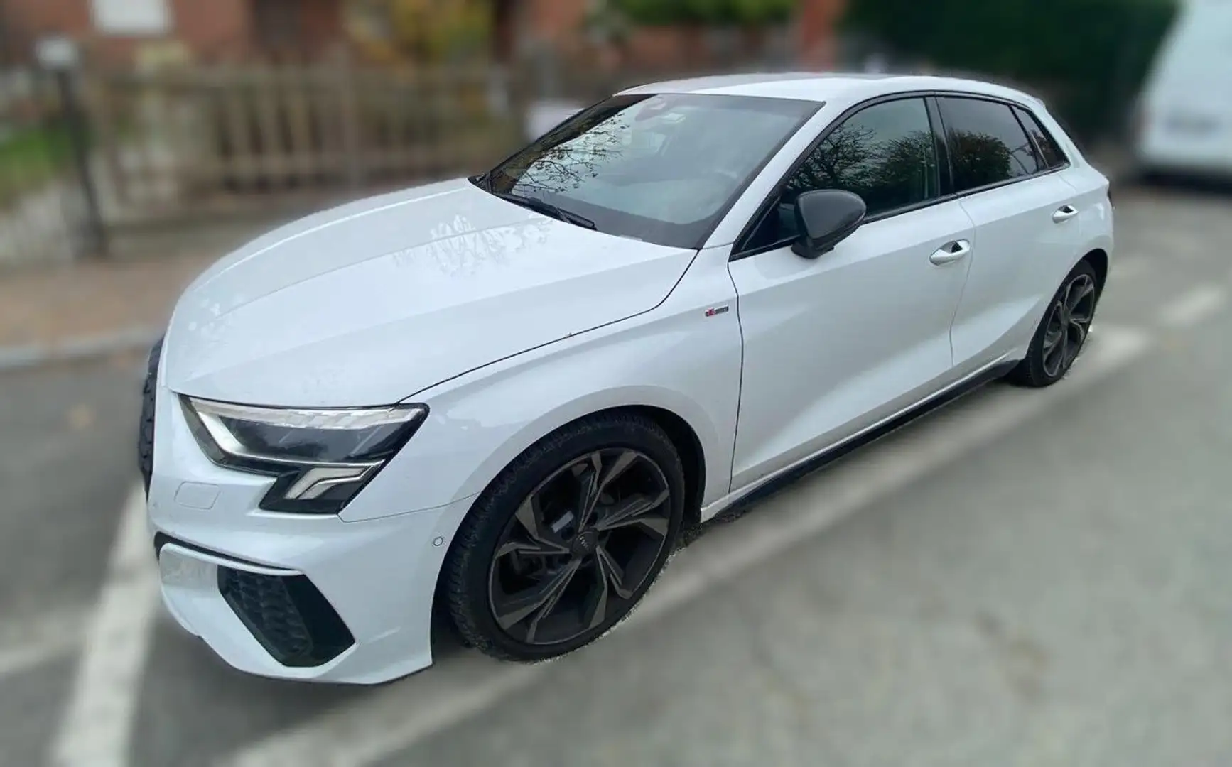 Audi A3 SPB 35 TDI S tronic S line edition Blanc - 1