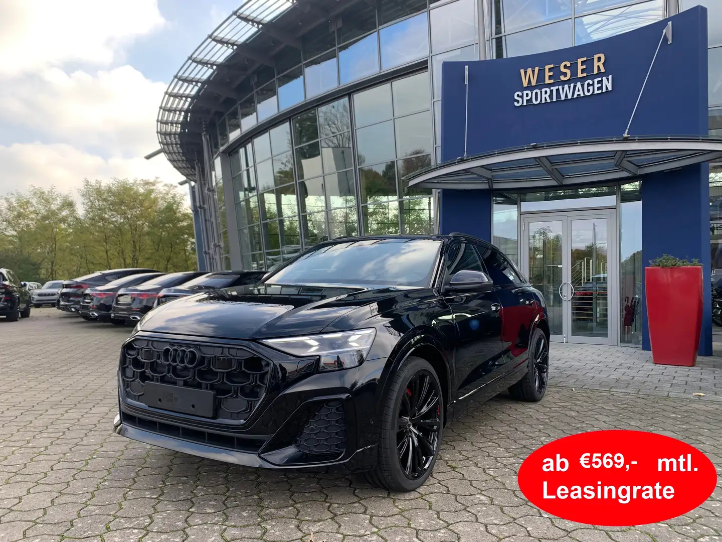 Audi Q8 50 TDI Quattro SLine Allradlenkung/SoftCl/23' Black - 1