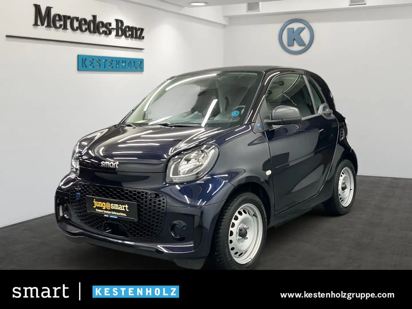 smart forTwo EQ Coupé TEMPOMAT+LED+DAB+KLIMA Blau - 1