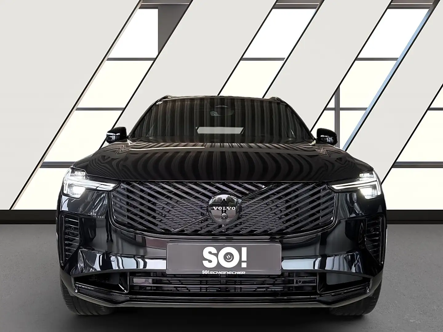 Volvo XC90 T8 AWD PHEV 18,8kWh Black Edition Ultra Schwarz - 2