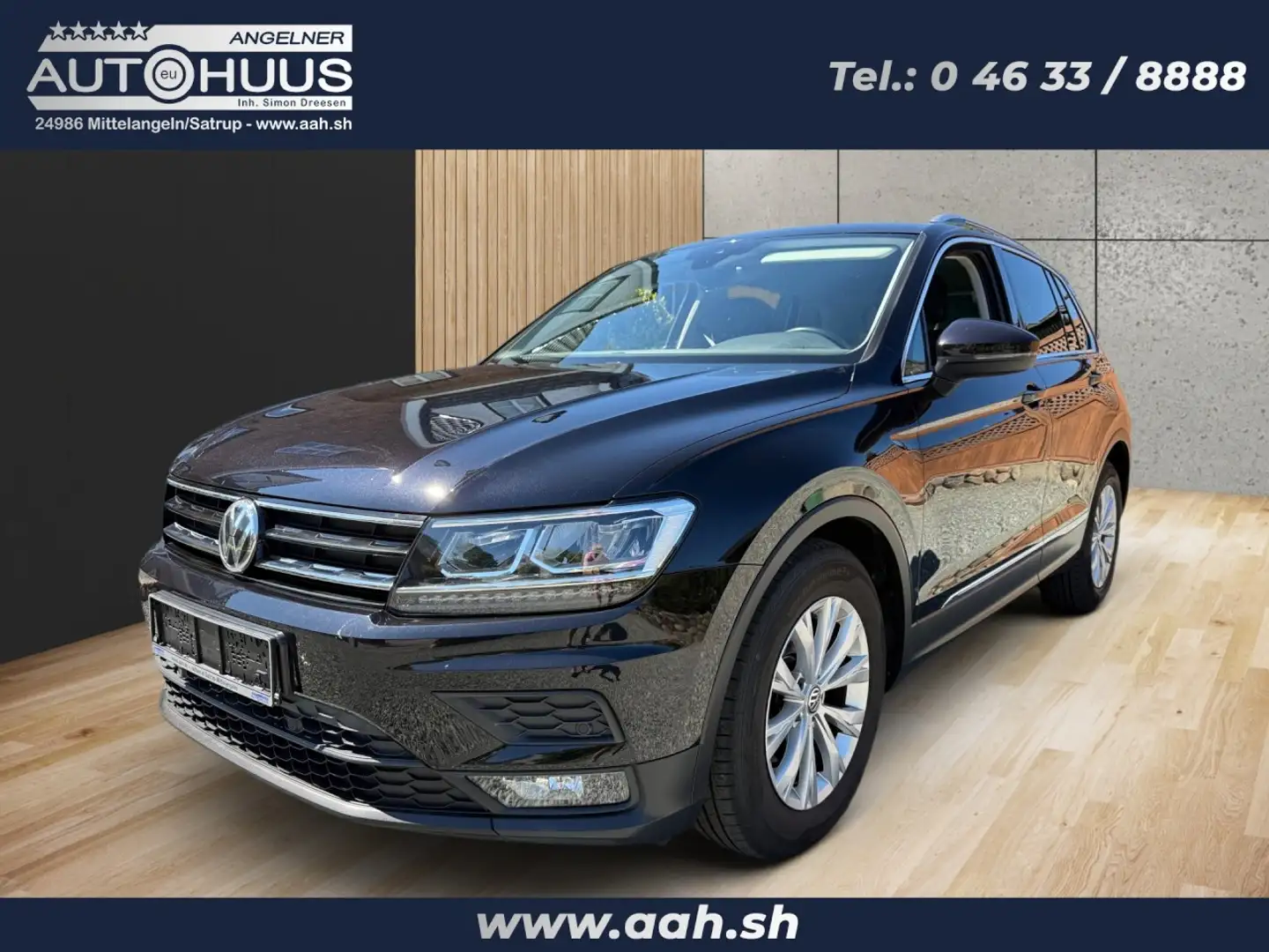 Volkswagen Tiguan Highline 1.5 TSI DSG abn. AHK Klima Navi Noir - 1