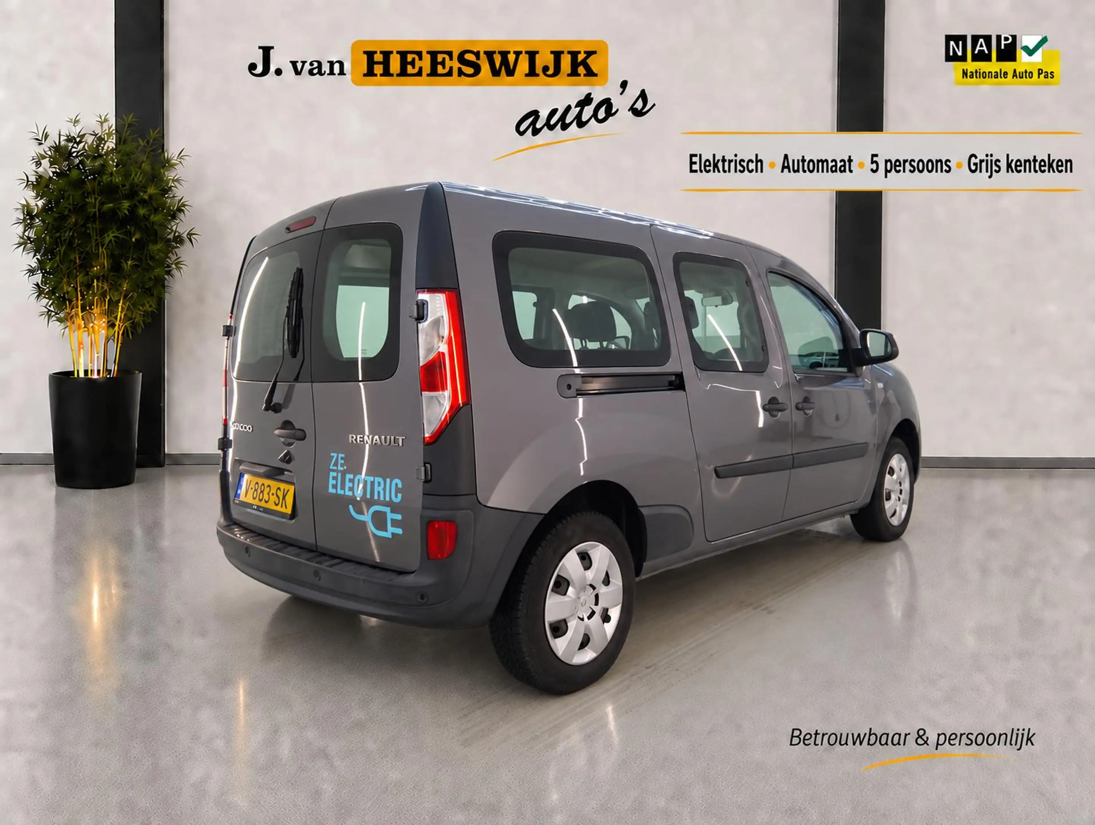 Renault Kangoo Z.E. Maxi Airco | Parkeer sensoren + camera | Navigatie — photo 6