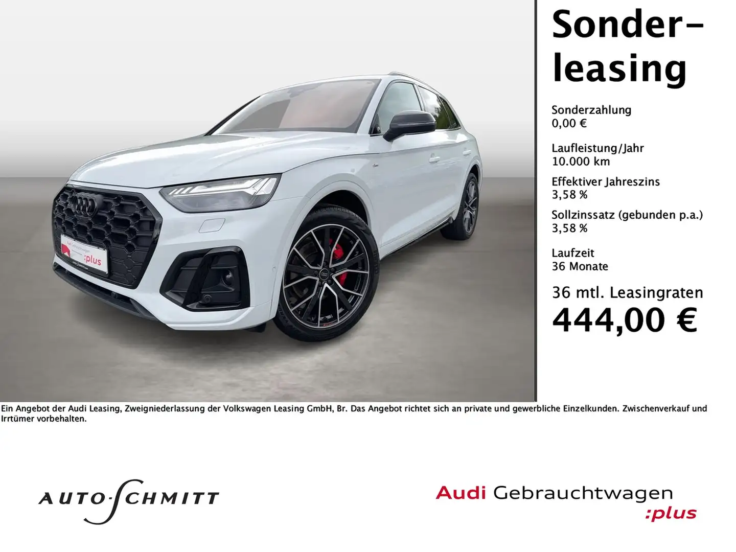 Audi Q5 35 TDI S tronic S line Matrix Leder AHK Tour St... Blanc - 1