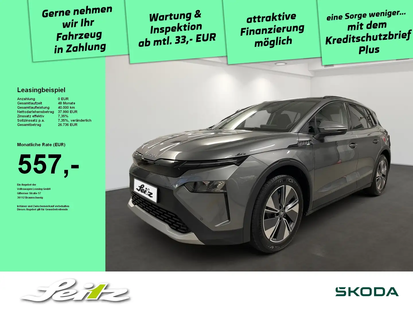 Skoda Elroq 60 Loft *LED*KAMERA*NAVI*SITZH*WÄRMEPUMPE* Gris - 1
