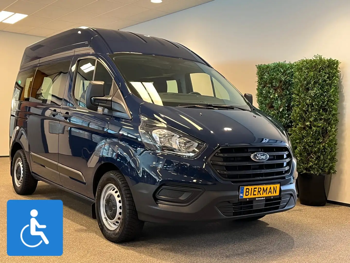 Ford Transit Custom L1H2 Rolstoelbus Bleu - 1