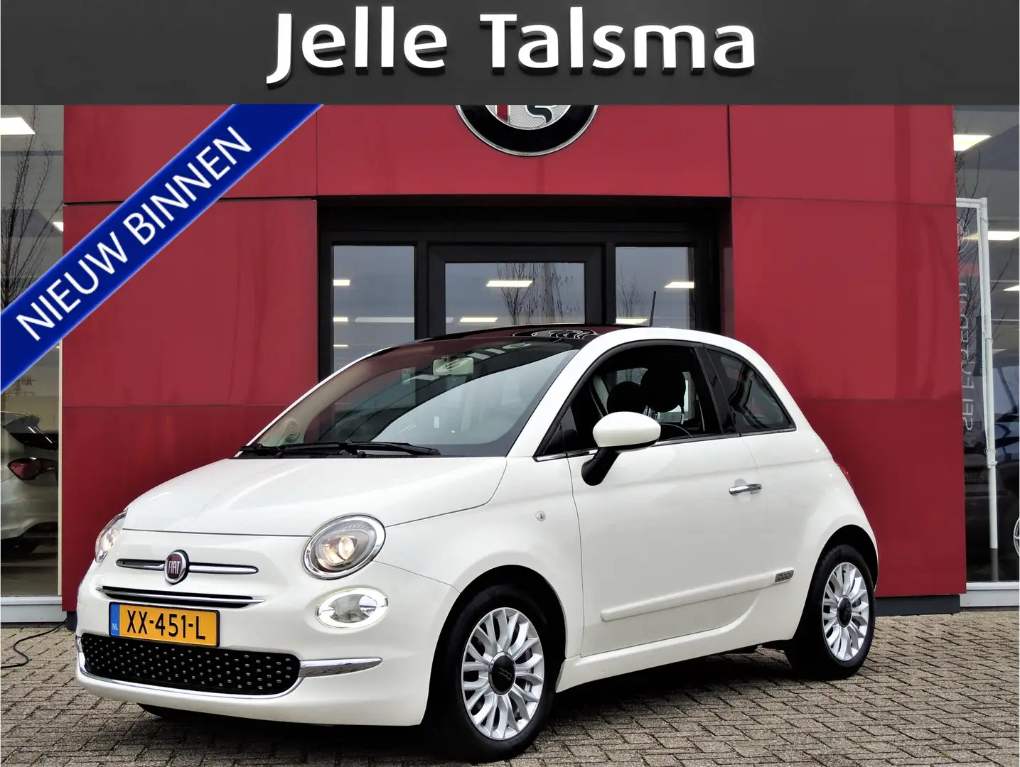 Fiat 500 TwinAir 81PK Lounge | Apple/Android Carplay | Crui Weiß - 1