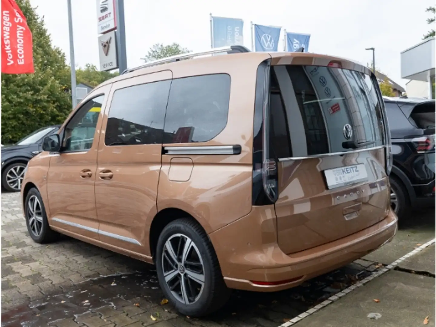 Volkswagen Caddy Style 2.0 TDI +ALLW+PANO+RFK+NAVI+PDC+SHZ+ Braun - 2