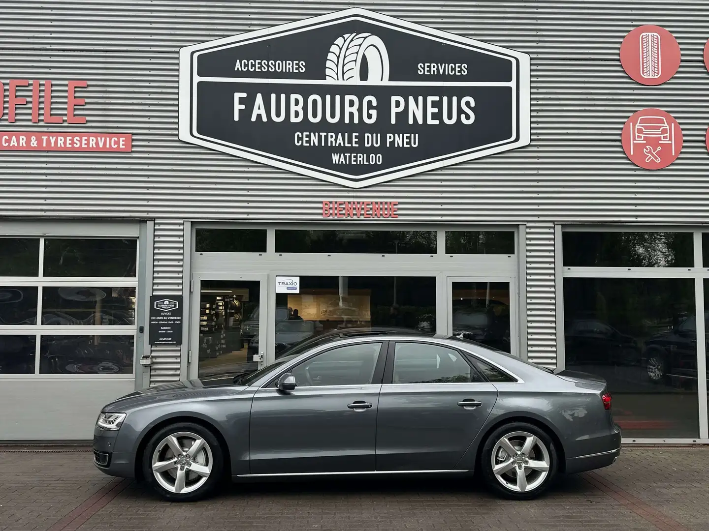 Audi A8 *3.0-TDi*1-PROPRITAIRE/1-OWNER*HISTORIQUE-AUDI* Gri - 2