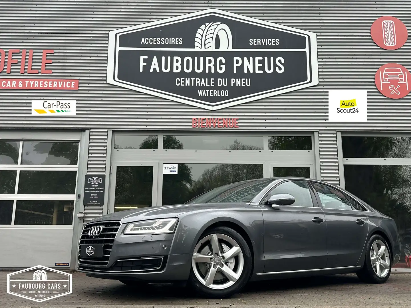 Audi A8 *3.0-TDi*1-PROPRITAIRE/1-OWNER*HISTORIQUE-AUDI* Gris - 1