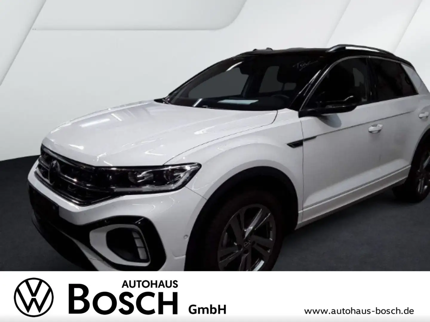 Volkswagen T-Roc 1.5 TSI R-Line DSG AHK Navi RFK SHZ ACC LED Weiß - 1