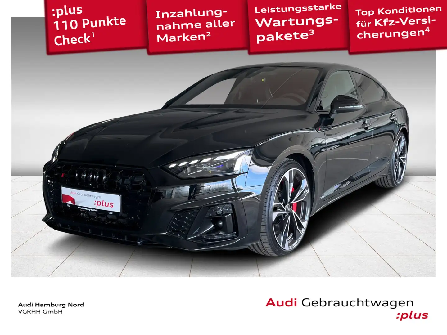Audi S5 3.0 TDI quatt. competition Plus ACC Black - 1