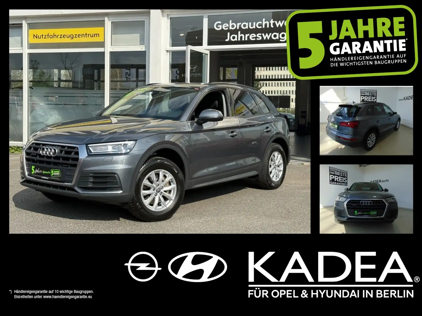 Audi Q5 2.0 Kamera,Navi,Sitzheizung,Keyless,el.Heckkl Grau - 1