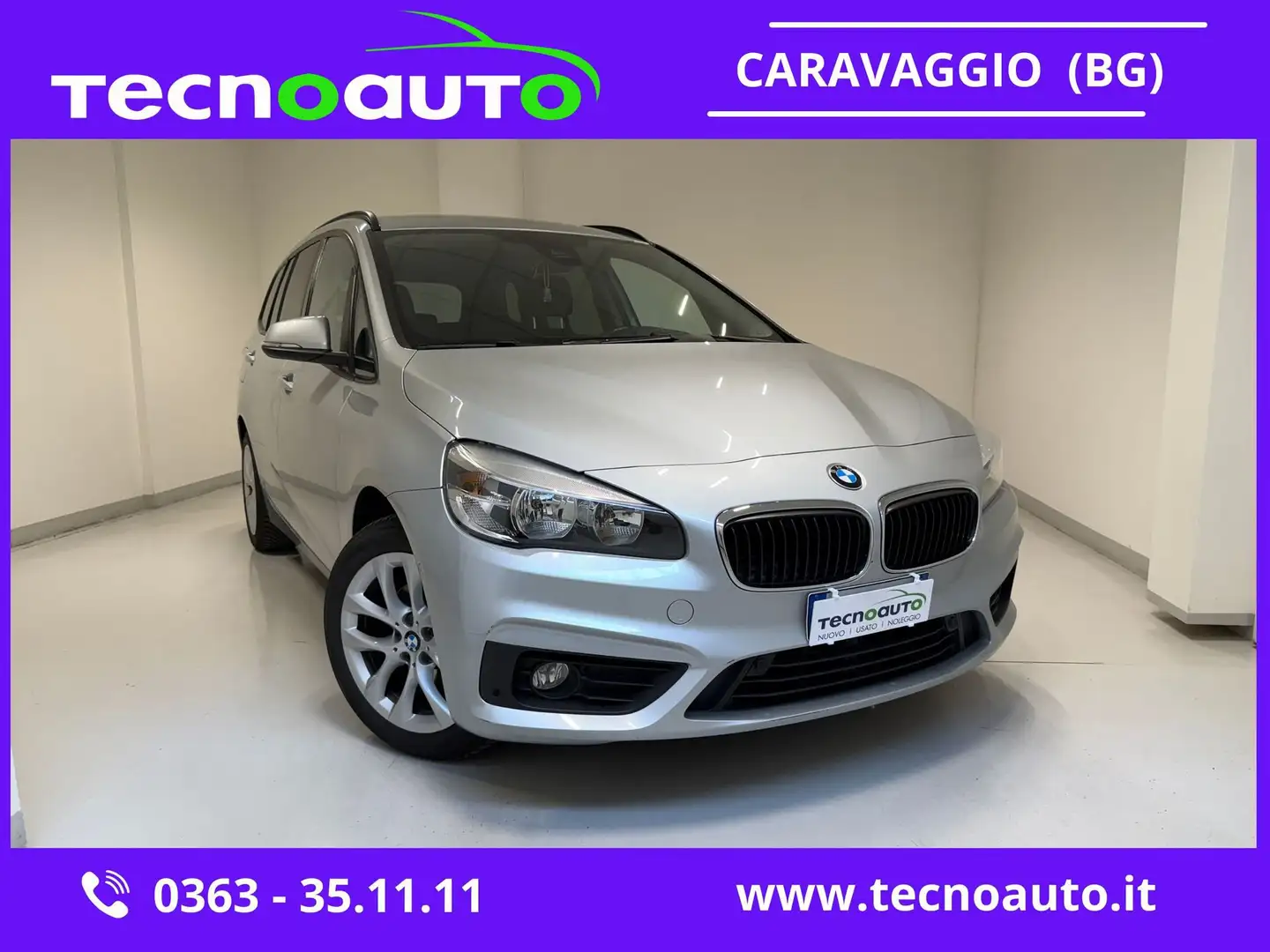 BMW 216 216d Gran Tourer - 7 Posti Argent - 1