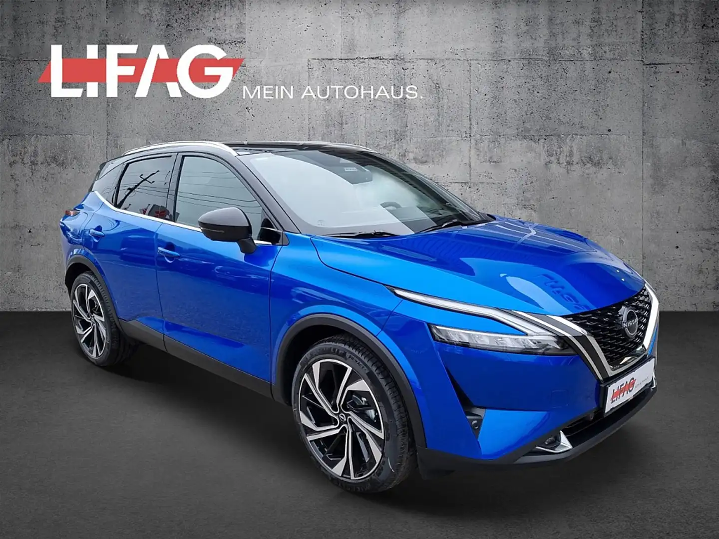 Nissan Qashqai 1,3 MHEV 4x4 Tekna+ Autom. *ab € 33.990,-* Blau - 1