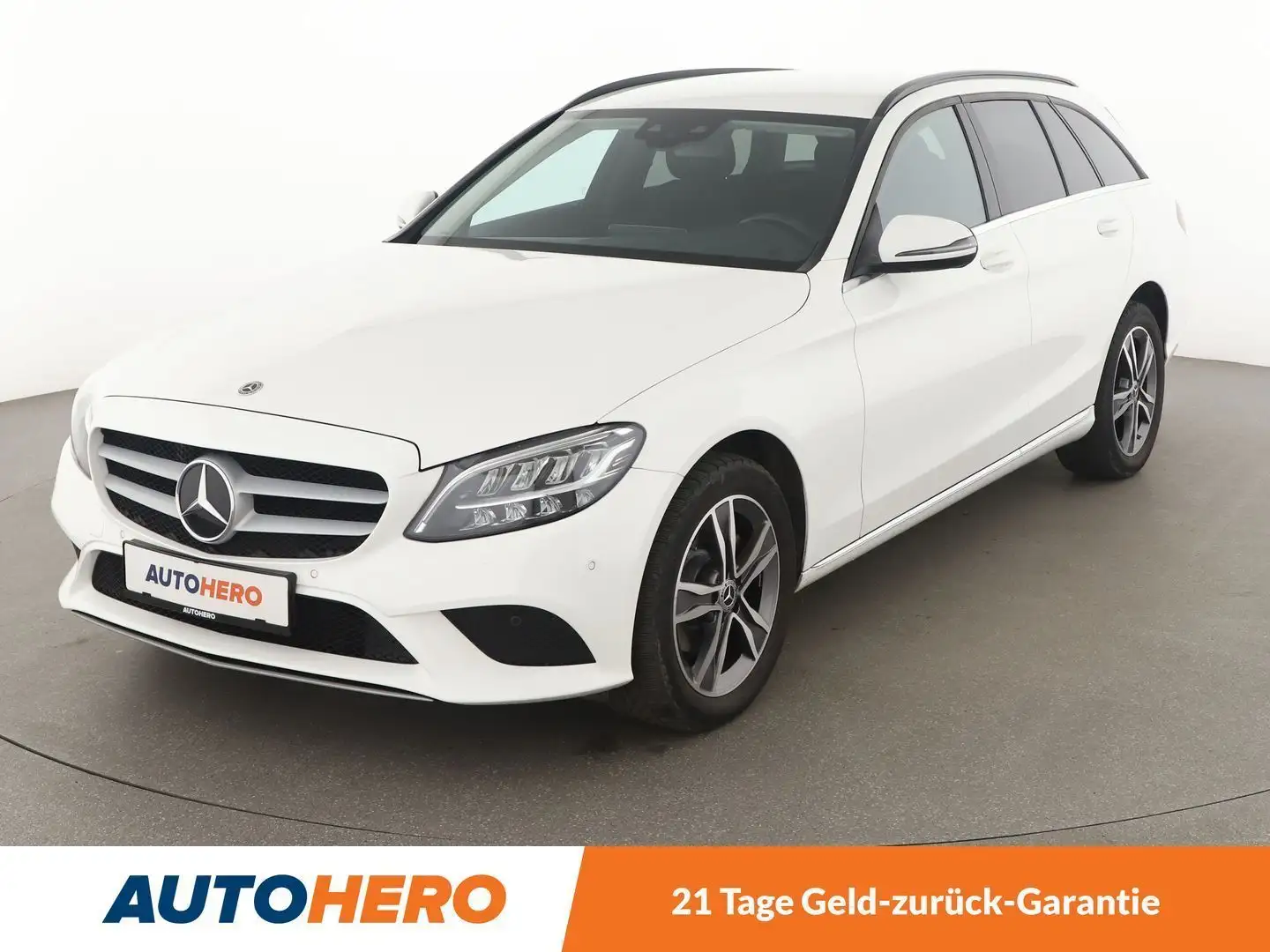 Mercedes-Benz C 180 d T Aut.*NAVI*CAM*PDC*SHZ*TEMPO*KLIMA*LED* Weiß - 1