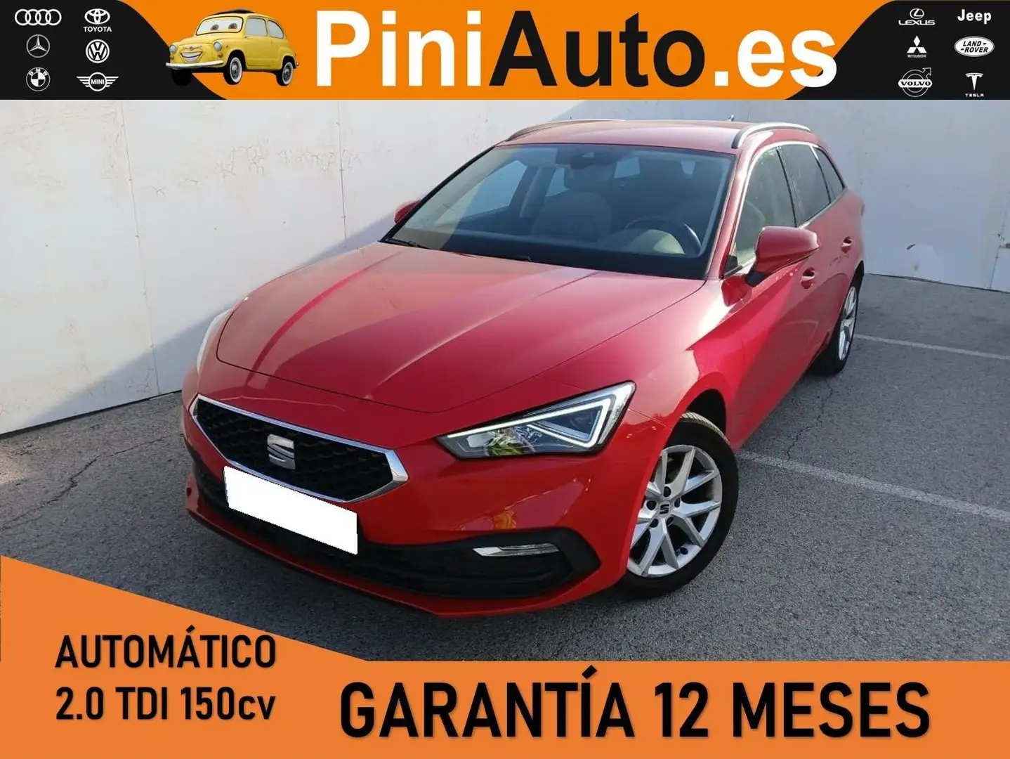 SEAT Leon ST 2.0TDI CR S&S Style XS DSG-7 150 Rojo - 1