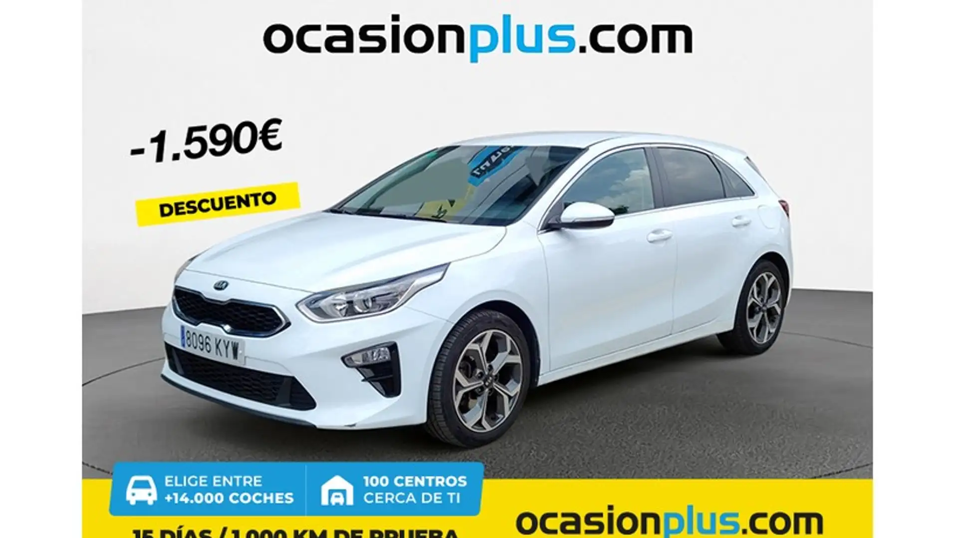 Kia Ceed / cee'd 1.0 T-GDI Eco-Dynamics Tech 120 Blanc - 1