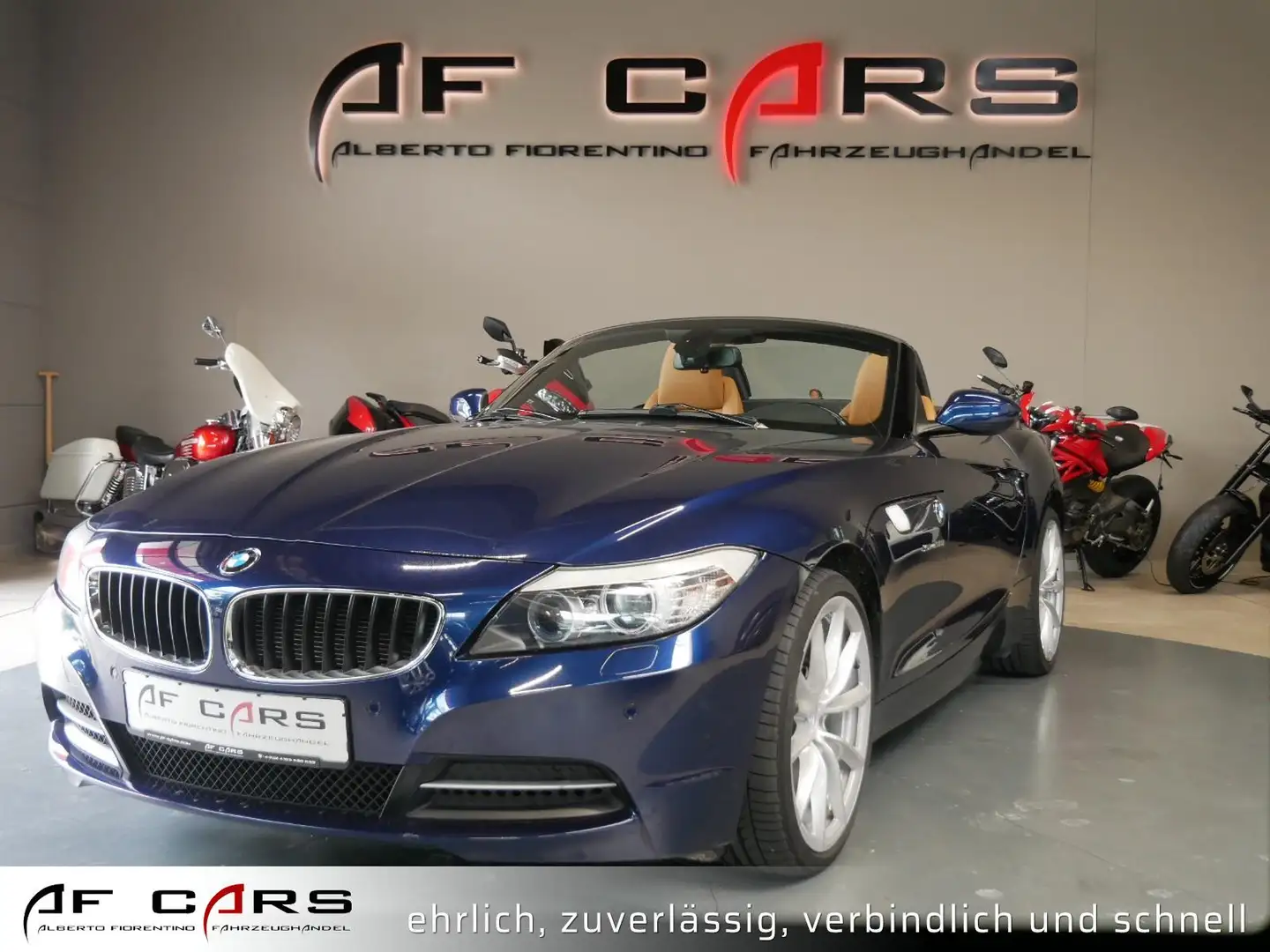 BMW Z4 sDrive 30i Leder ACC Navi + PDC DDC Xenon Blau - 1