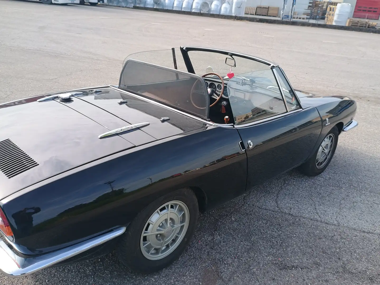 Fiat 850 sport spider Чорний - 1