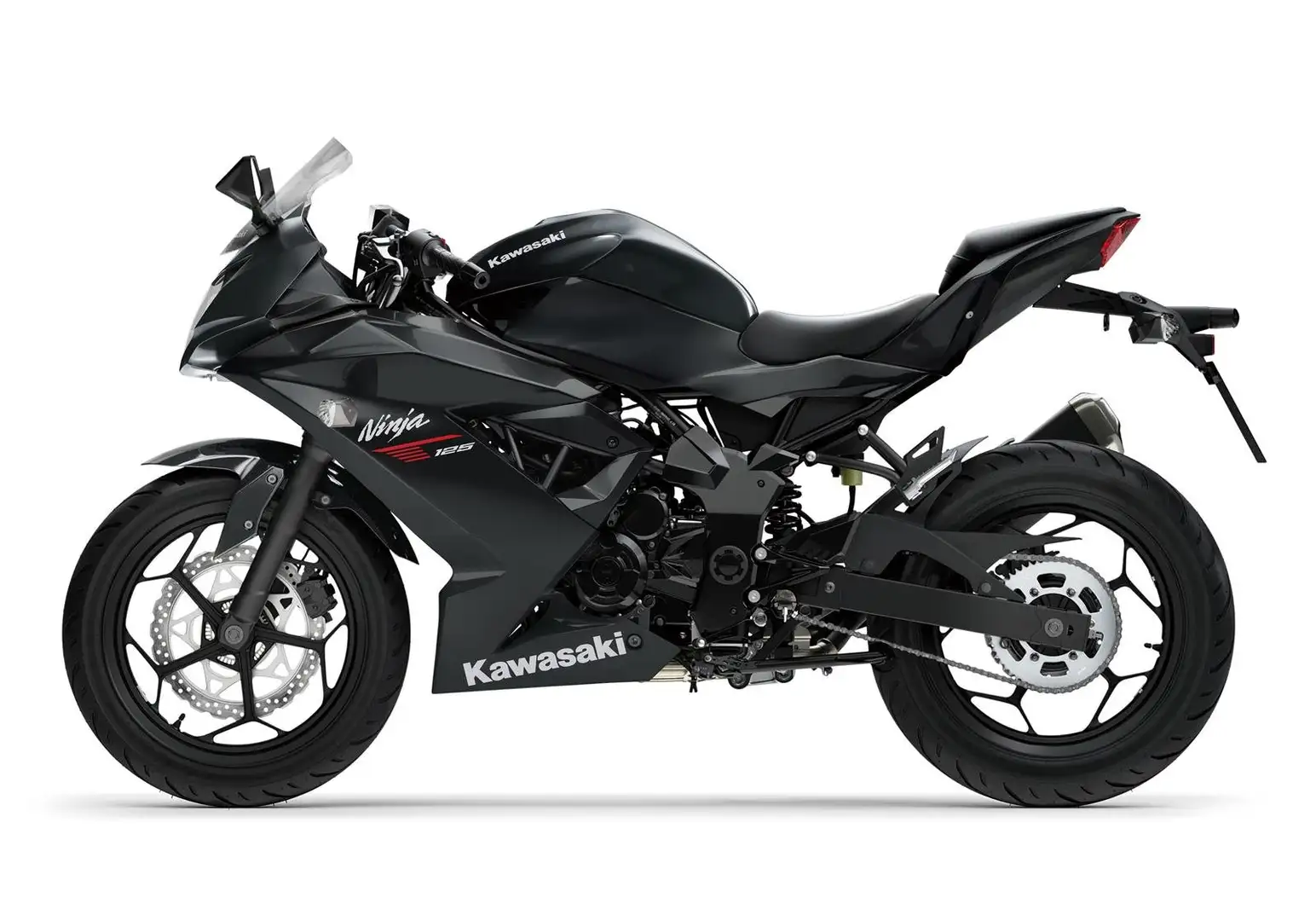 Kawasaki Ninja 125 2026 - Ab Mitte November Verfügbar Schwarz - 2