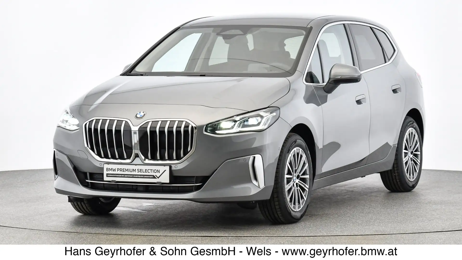 BMW 218 d Active Tourer *Luxury-Line/AHK/360°/ACC/HUD* Grau - 1