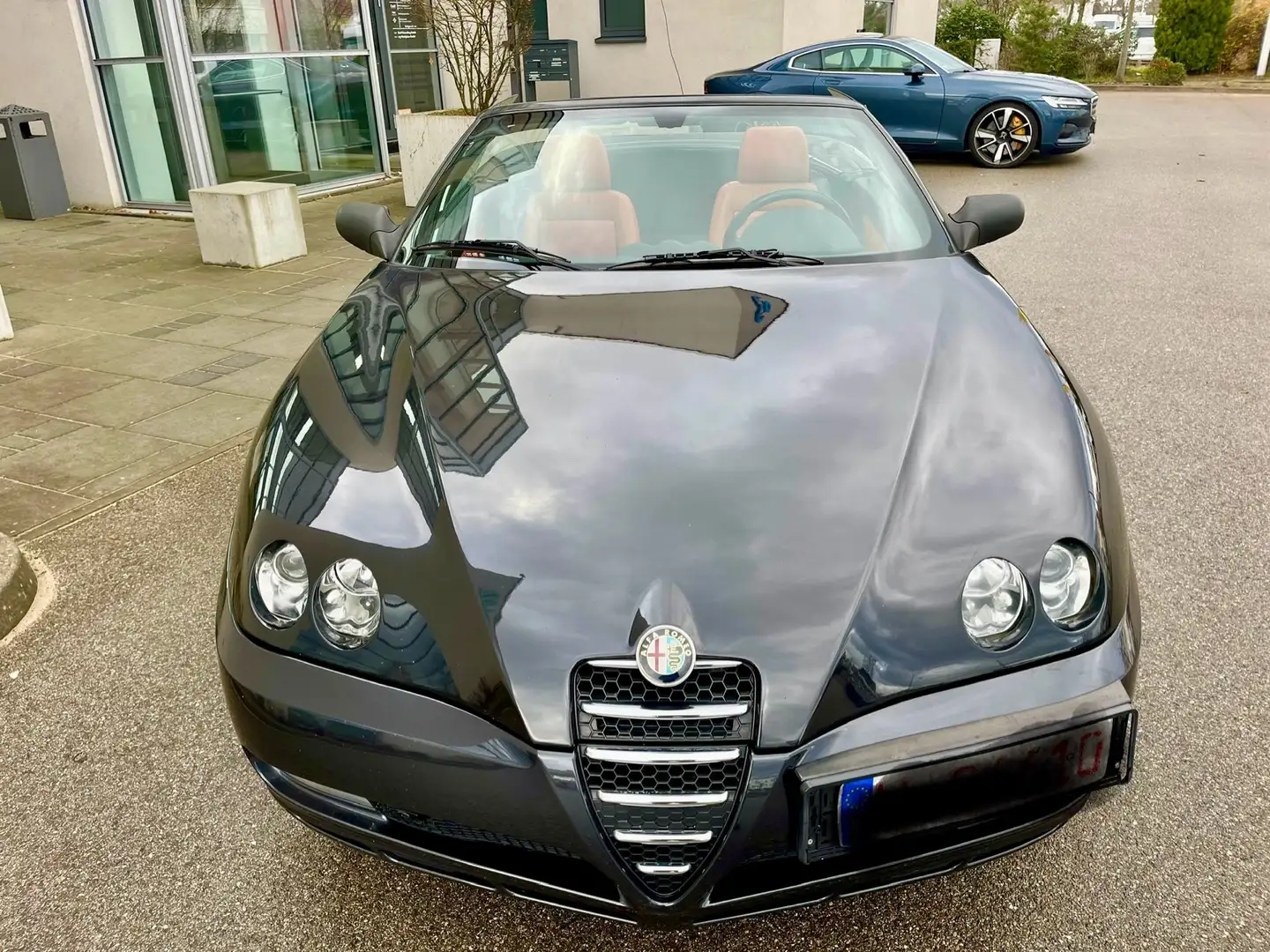 Alfa Romeo Spider Edizione Sportivo 2.0 JTS Braun Leder Tüv 2026 Negru - 2