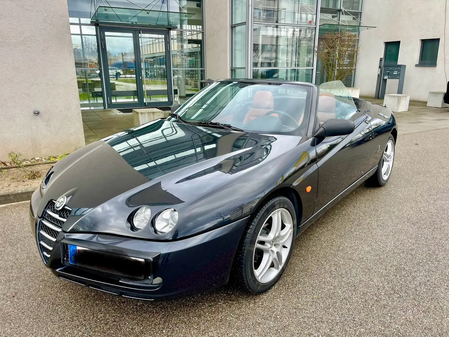 Alfa Romeo Spider Edizione Sportivo 2.0 JTS BRAUNE LEDER Negru - 1