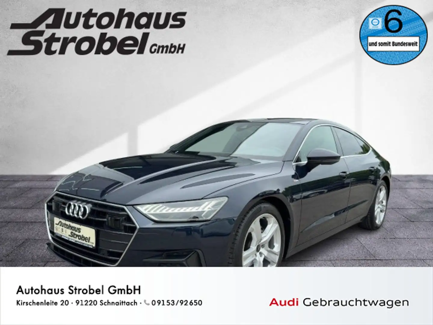 Audi A7 2.0 TDI S tronic quattro Navi Matri Blau - 1