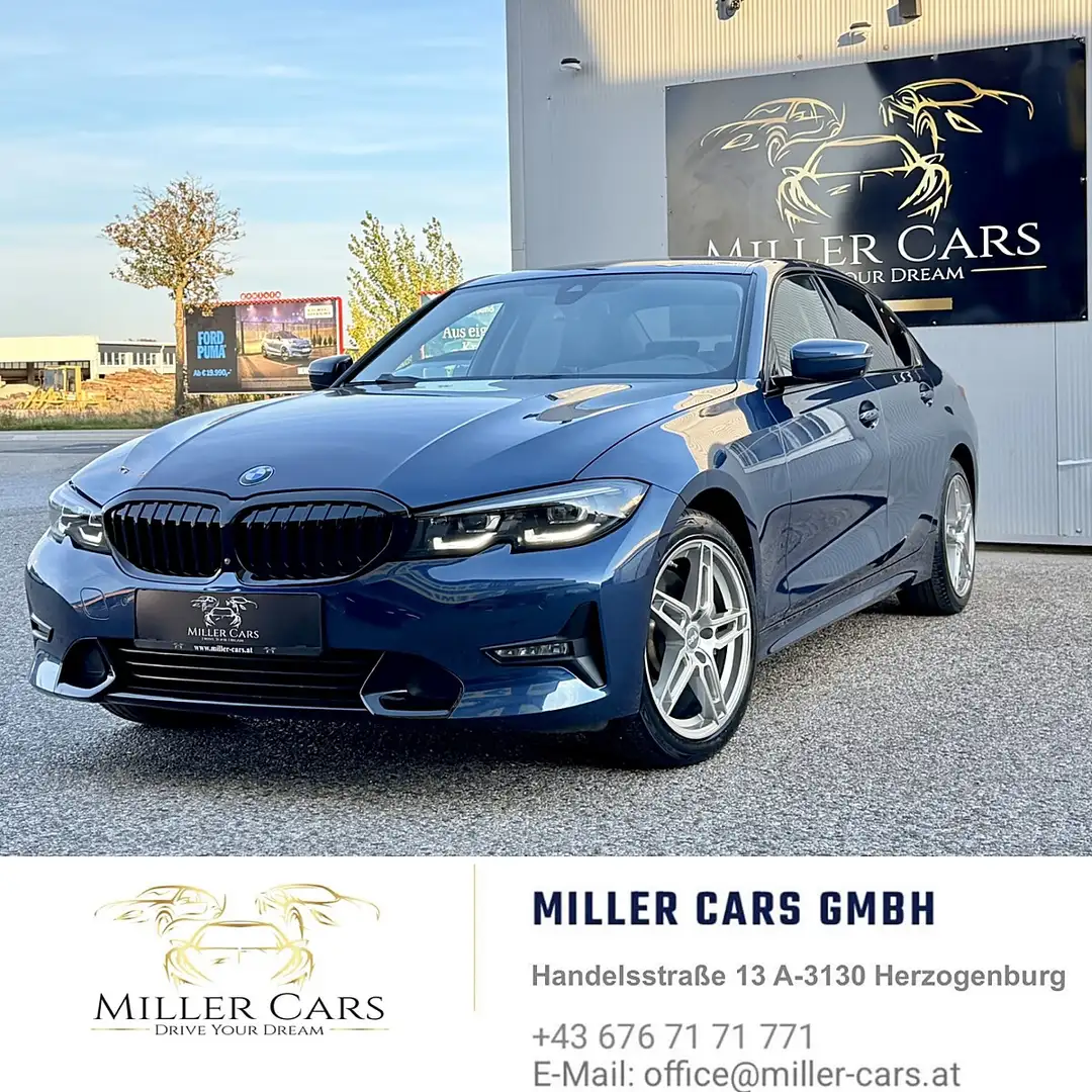 BMW 330 d Aut Mild-Hybrid Sport Line Blau - 2