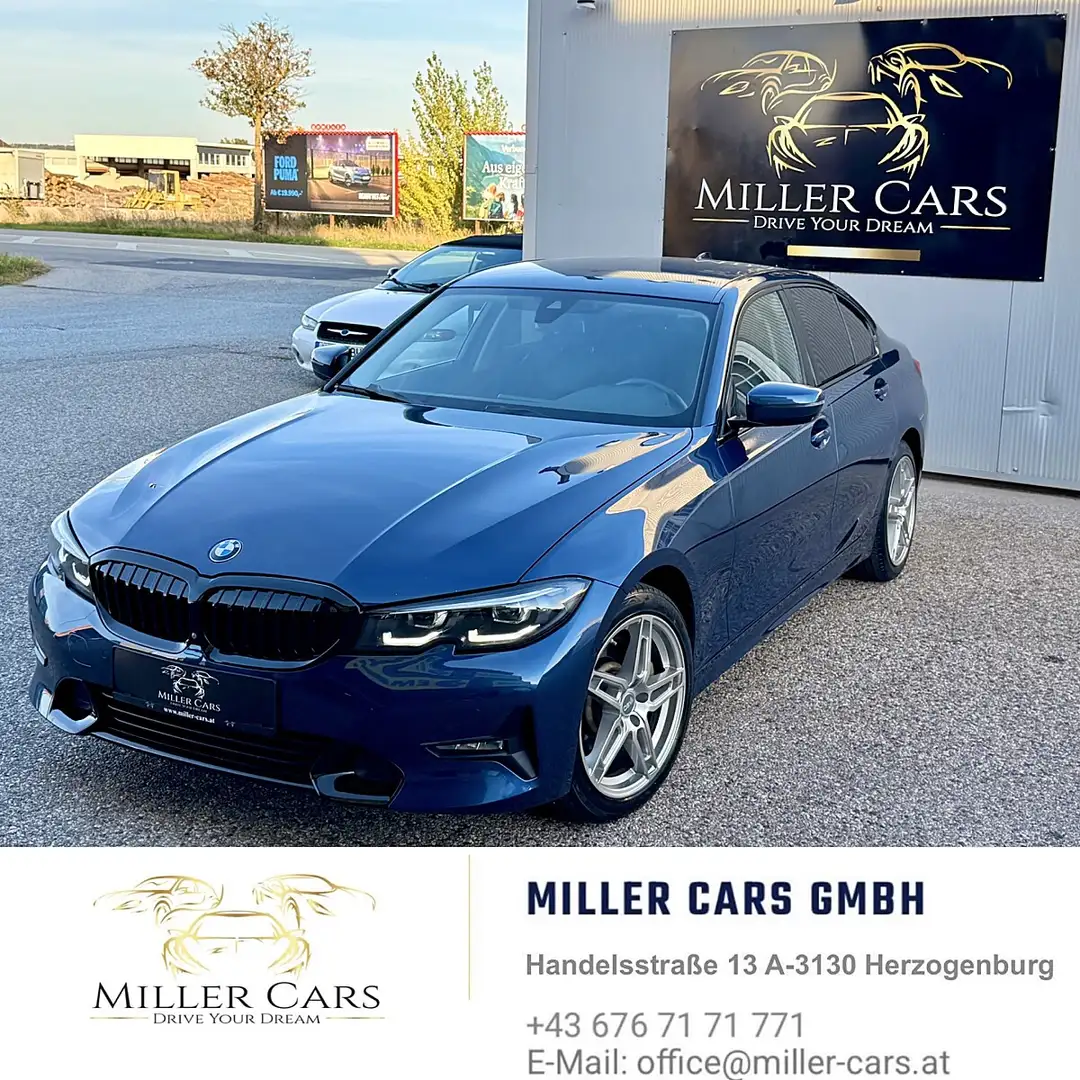 BMW 330 d Aut Mild-Hybrid Sport Line Blau - 1