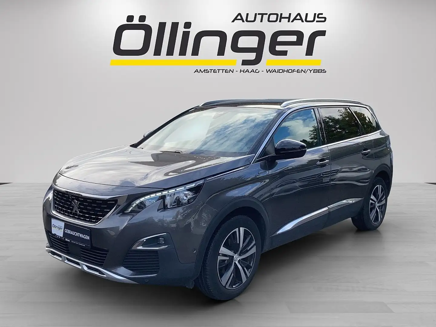 Peugeot 5008 1,5 BlueHDI 130 S&S EAT8 GT-Line Aut. Grau - 1