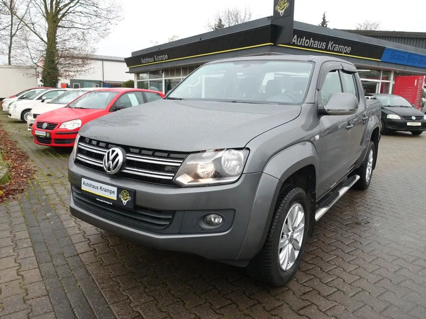 Volkswagen Amarok Trendline 4Motion Navi AHK SHZ Checkheft Gris - 1