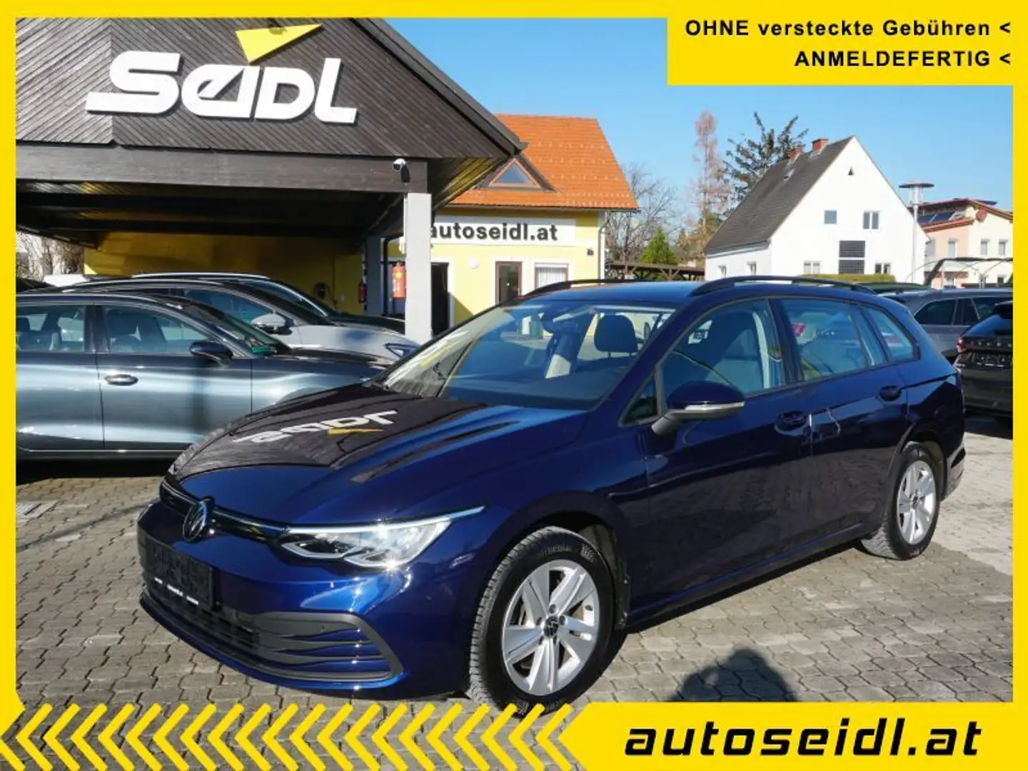 Volkswagen Golf Variant 2,0 TDI Life DSG *NAVI+KAMERA+LED* Blau - 1
