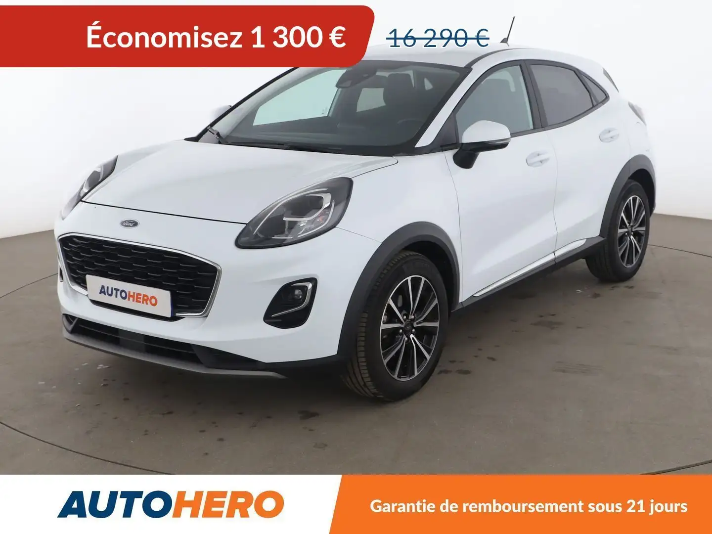 Ford Puma 1.0 Flexifuel Titanium BVM6 Bianco - 1