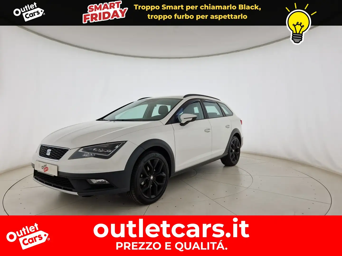 SEAT Leon st xp 1.6 tdi cr business high s&s 4drive Blanc - 1