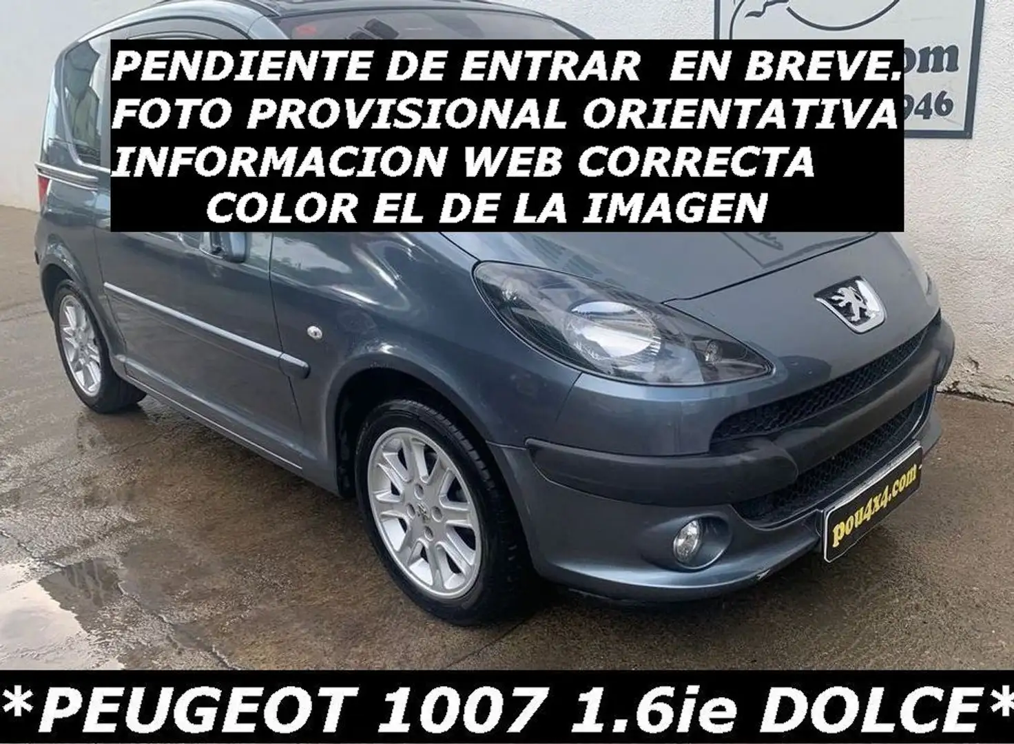 Peugeot 1007 1.6 Dolce 2 Tronic Сірий - 1