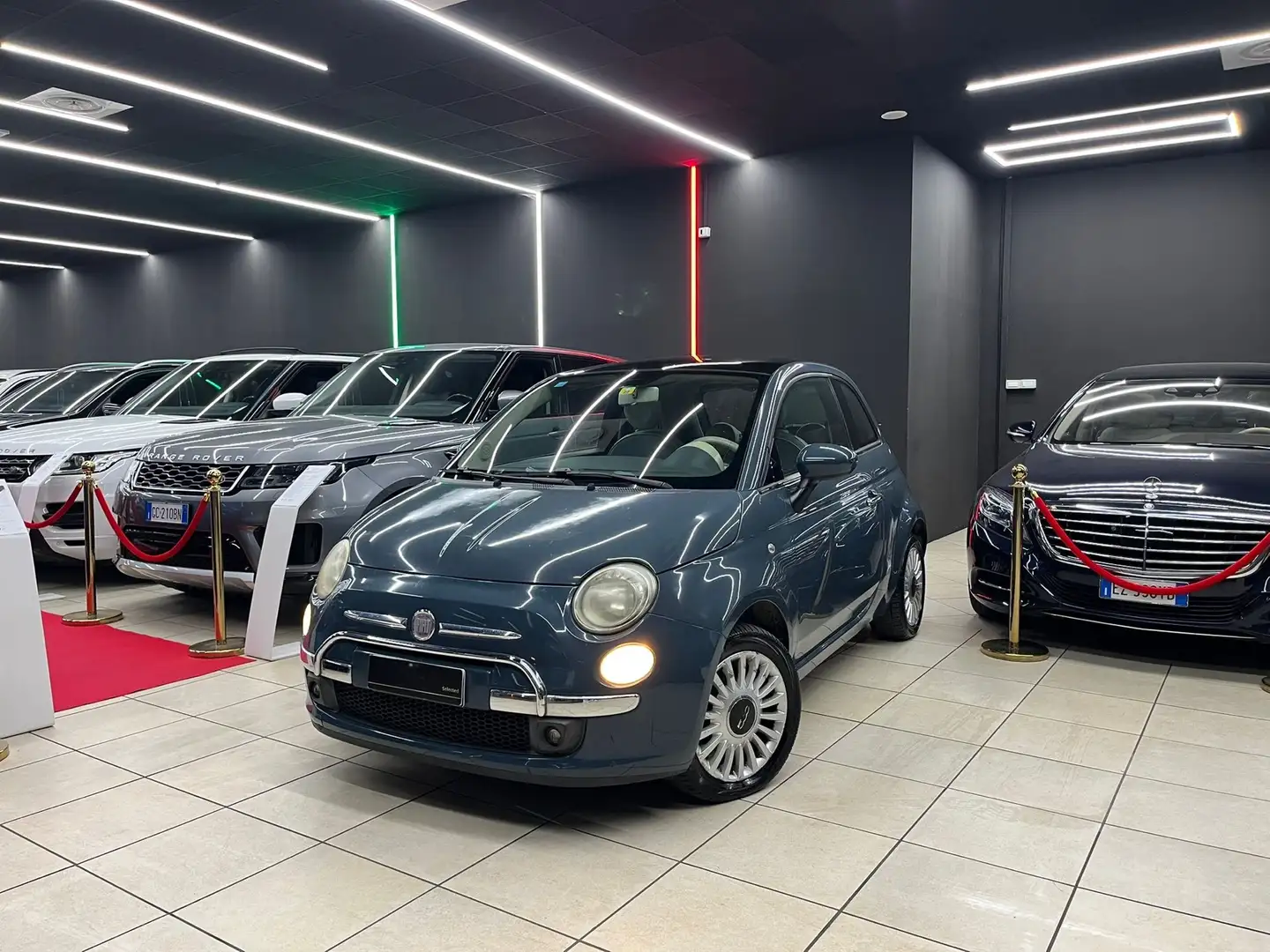 Fiat 500 1.2 benzina Lounge 69cv OK NEOPATENTATI Blu/Azzurro - 1