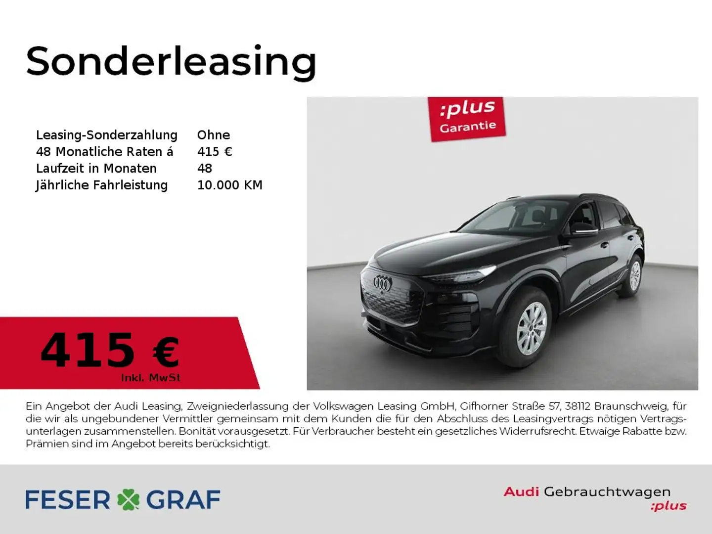 Audi Q6 e-tron e-tron /LED/ACC/Kamera/0,25% Versteuerung Schwarz - 1