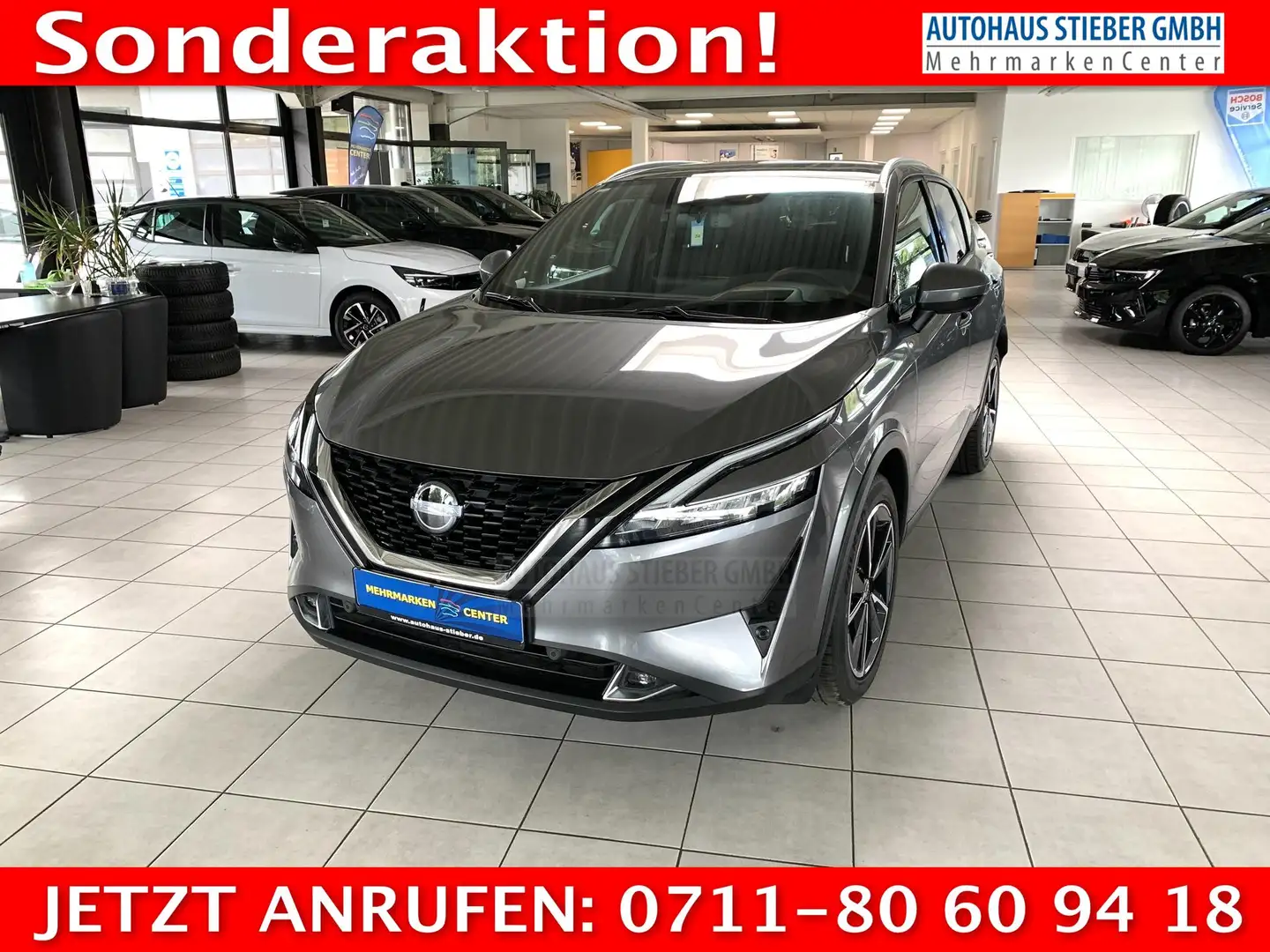Nissan Qashqai Tekna+ PANO+360KAM+BOSE+NAVI+SHZ+MASSAGE 116 kW... Zilver - 1