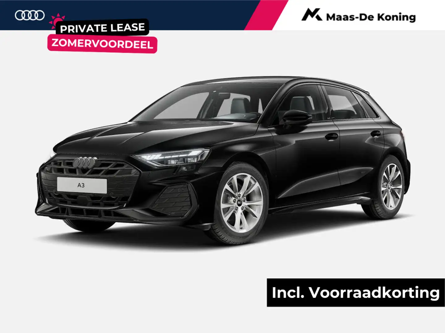 Audi A3 Sportback S edition 30 TFSI 85 kW / 116 PK Sportba Zwart - 1