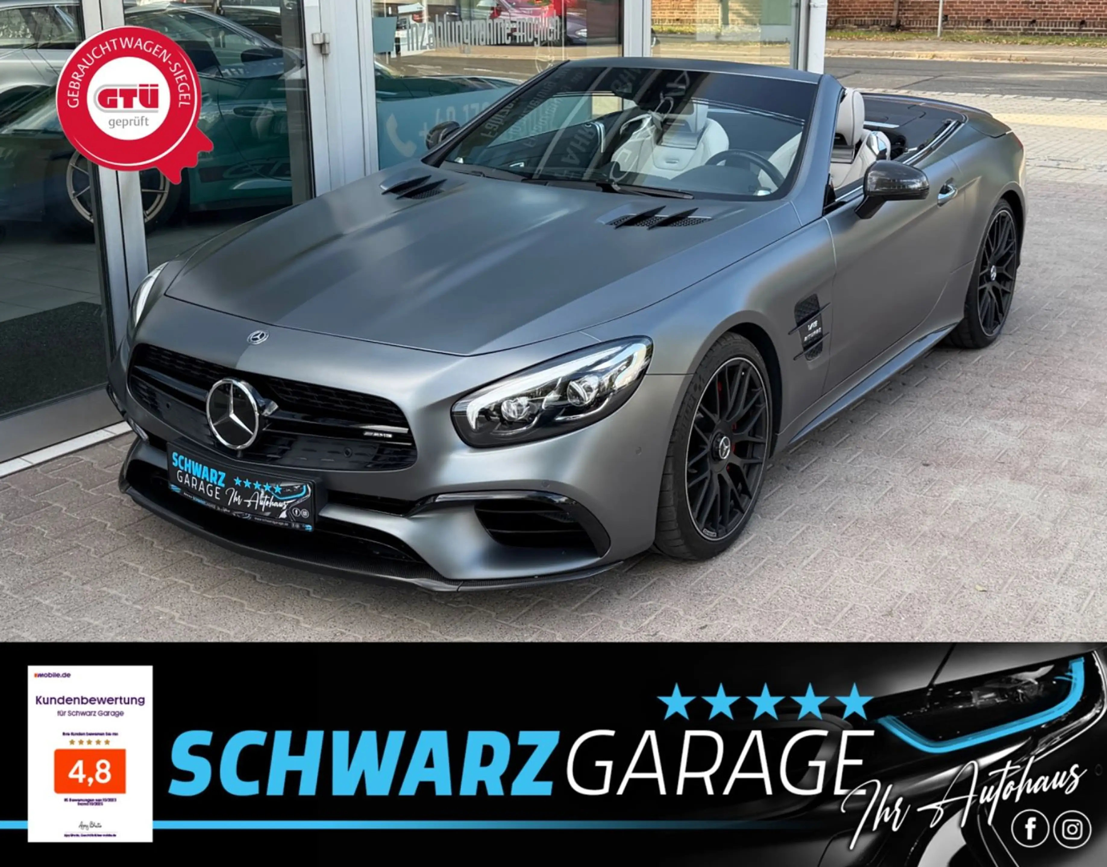 Mercedes-Benz SL 63 AMG nur 27 TKM ! DAB+ MB Scheckheft !