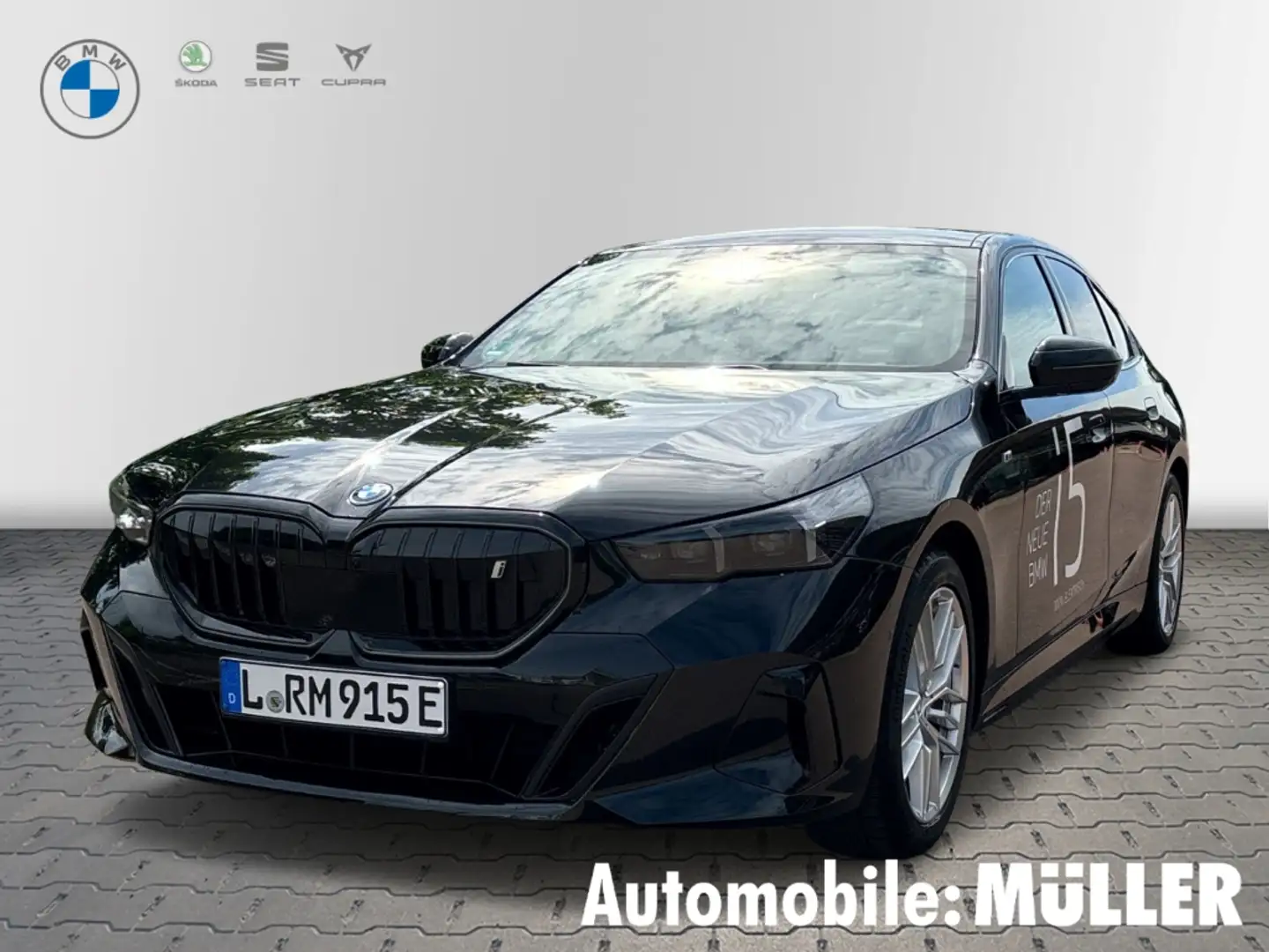 BMW i5 M Sport eDrive40 Innov. Paket, AHK,  Comf. Paket, Schwarz - 1