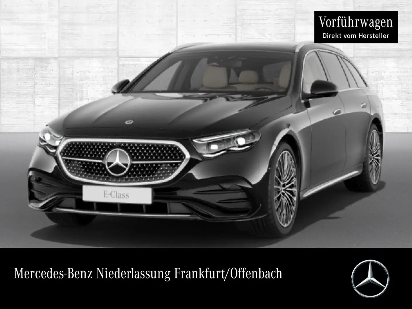 Mercedes-Benz E 300 e T AMG Exkl-Paket Fahrass Pano Burmester 9G Schwarz - 1