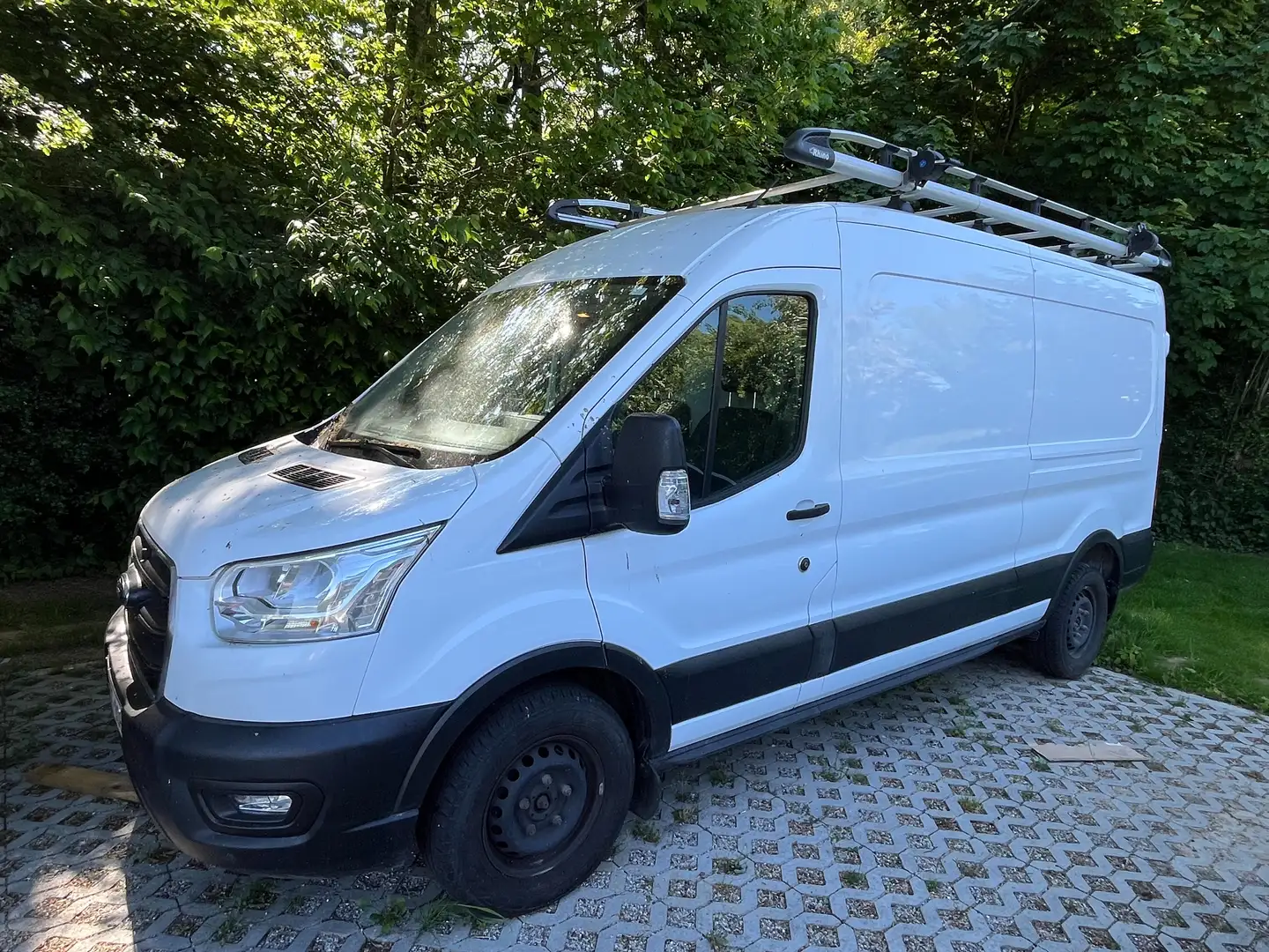 Ford Transit 2.2 TDCi L2 AWD Trend Blanc - 1