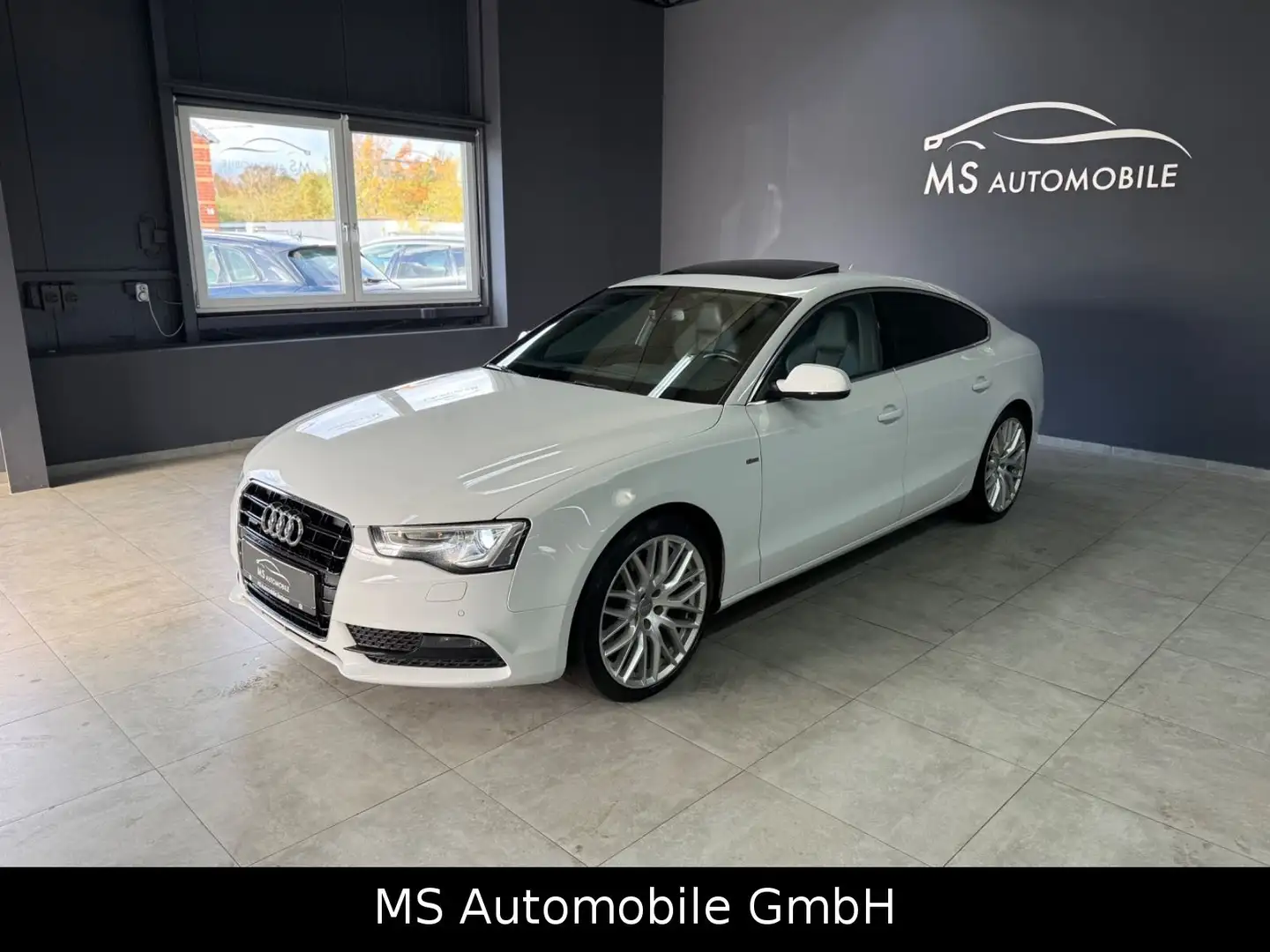 Audi A5 Sportback 3.0 TDI quattro S-Line, S-Dach, ACC Weiß - 2
